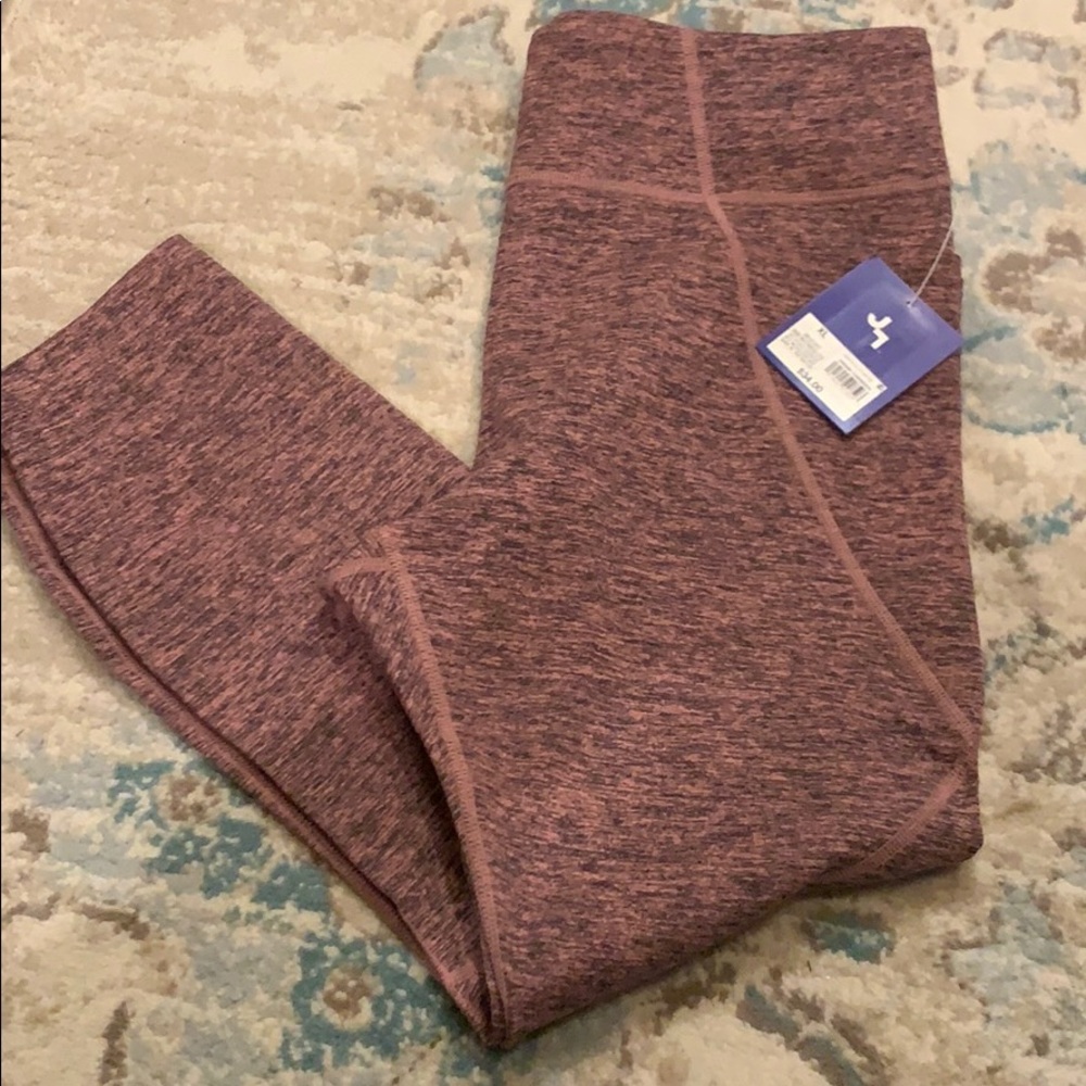 Pink and black leggings NWT
